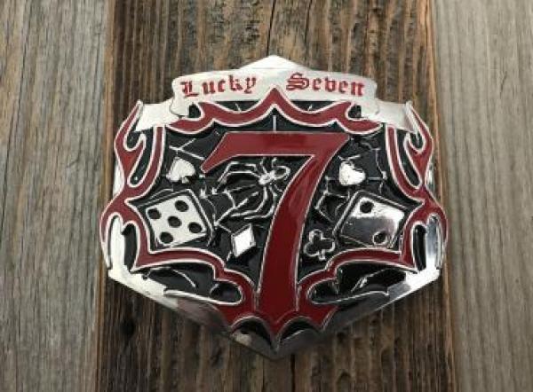 Lucky 7 Spin Medium Buckle